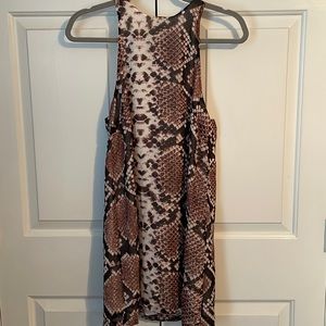 Boutique Animal Print Shift Dress